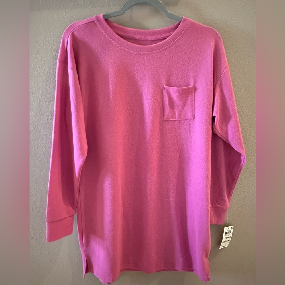Crewneck Nightgown/Sleepshirt with Pocket - NWT
